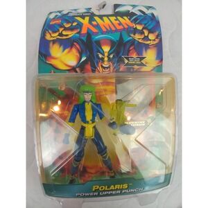 X-Men Polaris Power Upper‎ Punch Marvel Action Figure Toy Biz 1996